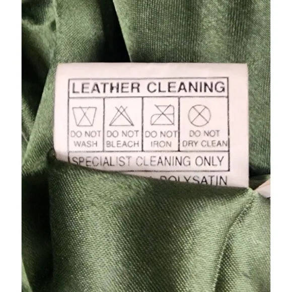 Saguaro Vest Womens Large Green Suede Leather Full Zip Western 90s Vintage Top - Picture 12 of 12